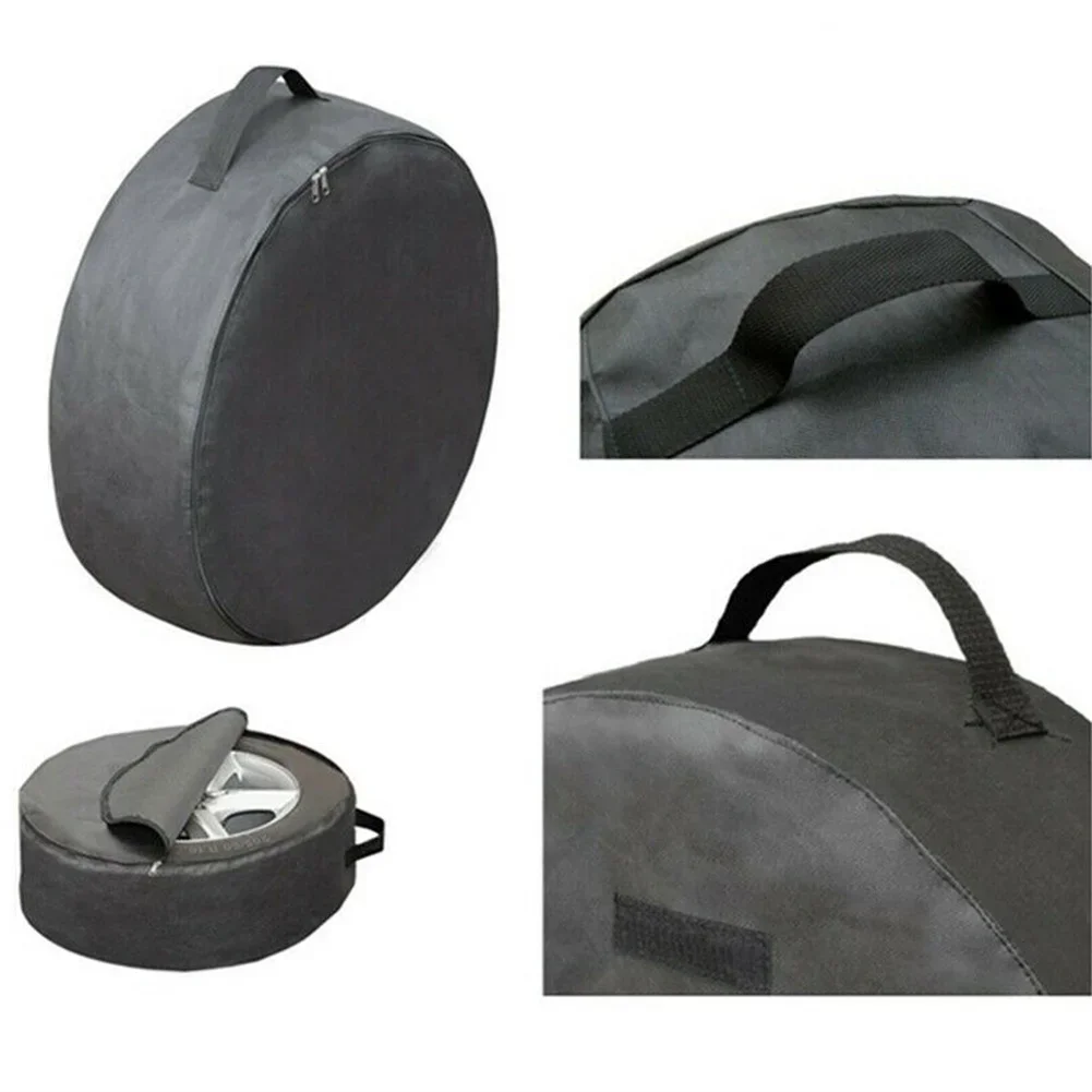 1 Pcs Universal Car Spare Tire Wheel Protection Covers Storage Bag Carry Tote 24.8x8.2\