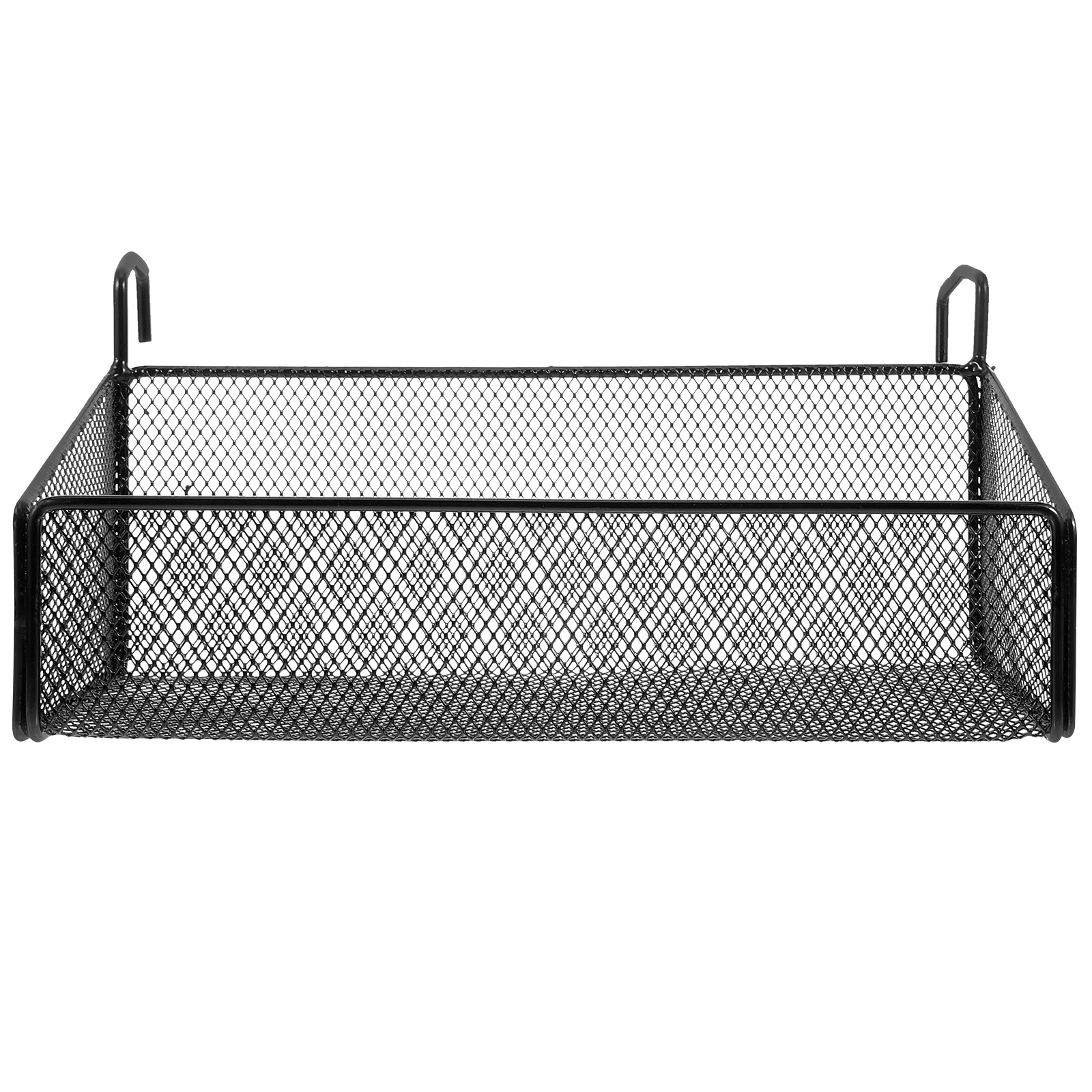 

Hanging Storage Basket Iron Wire Mesh Organizer No Drill Needed For Bathroom Kitchen Dormitory Over Toilet Shelf Black