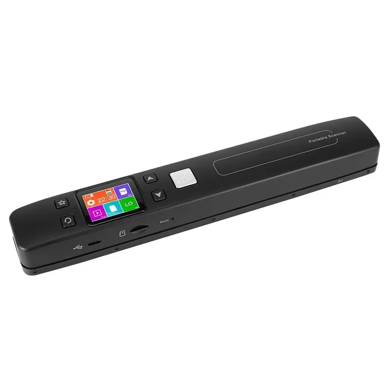 

【Price Drop !!】Portable Document Scanner - Wifi & Rechargeable Handheld Portable Scanner Supports JPG/PDF, Up To 1050 DPI