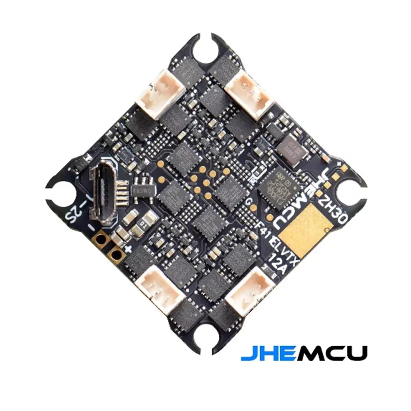 Kontroler lotu JHEMCU F411 ELVTX z odbiornikiem 5V BEC ELRS IMU ICM42688-P 25.5x25.5mm dla Betaflight RC Drone FPV Racing