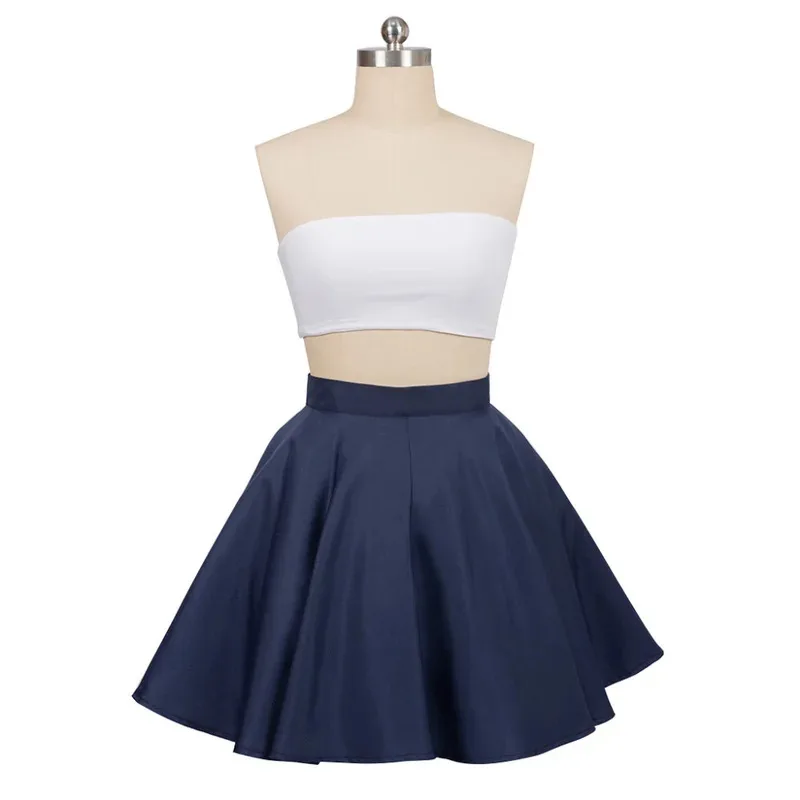 Disfraz de Anime Demon Slayer Hashibira Inosuke, vestido para niñas, peluca larga, traje de sirvienta, disfraz de sirvienta Kimetsu No Yaiba