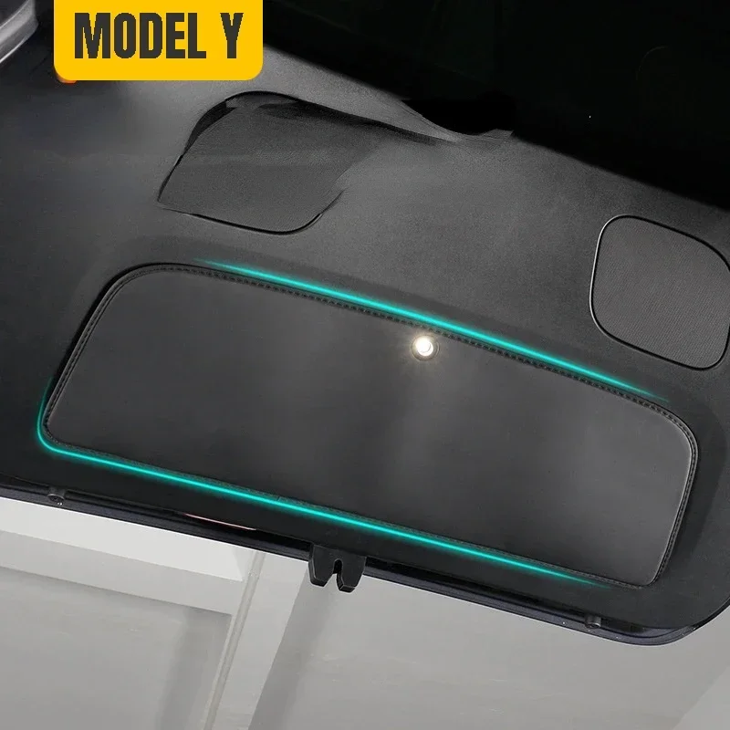 Car traseira traseira traseira Anti-kick Pad para Tesla, Model 3, Highland, 2024, Model Y Protective Pad, acessórios para interiores automotivos