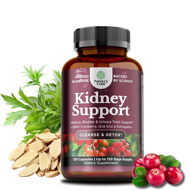 Kidney Cleanse Supplement, Promote Detox&Repair, for Bladder & Urinary Tract Health,Boost Energy, Support Normal Kidney Function