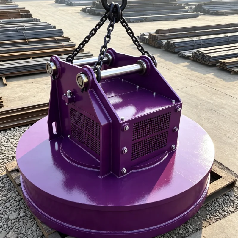 Waste Steel Sorting Magnetic Separator Magnet Sweeper For Construction Scrap Metal Recovery Iron Debris Extracting Equipment