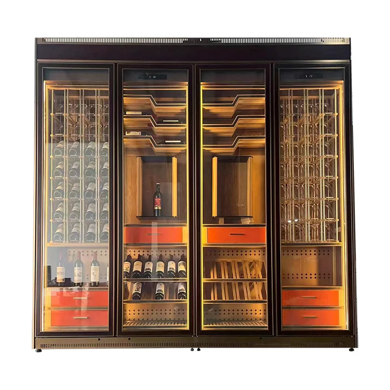

Light luxury wine rack cabinet Oblique hanging bottle shelf display rack Stainless steel