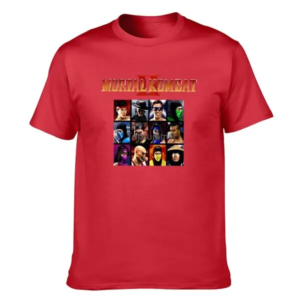 Mortal Kombat T Shirt Mk2 Select Your Character T Shirt(2)