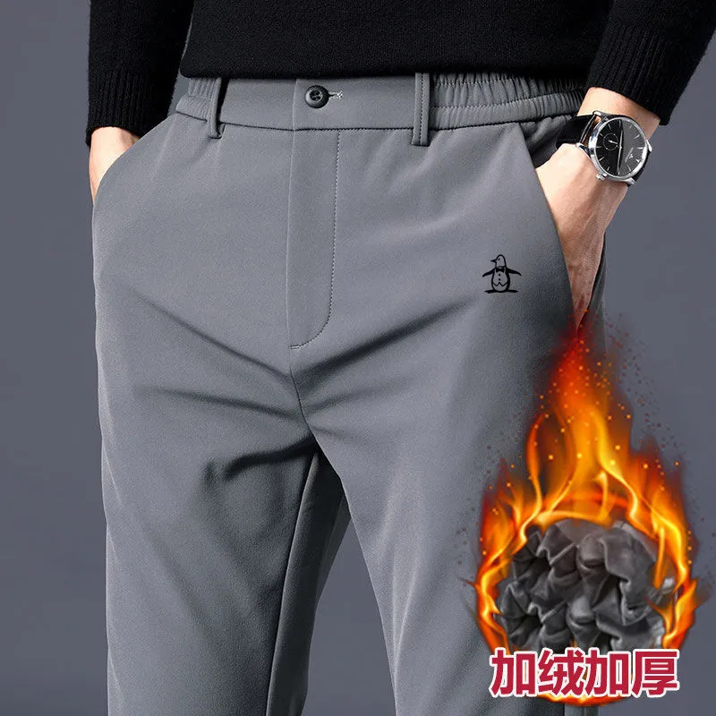 명품 Authentic Golf Pants Men's Golf Wear 2024 Autumn Winter New Suit Pants Fashion Business Casual Pants Men's Golf Clothing 신상바지