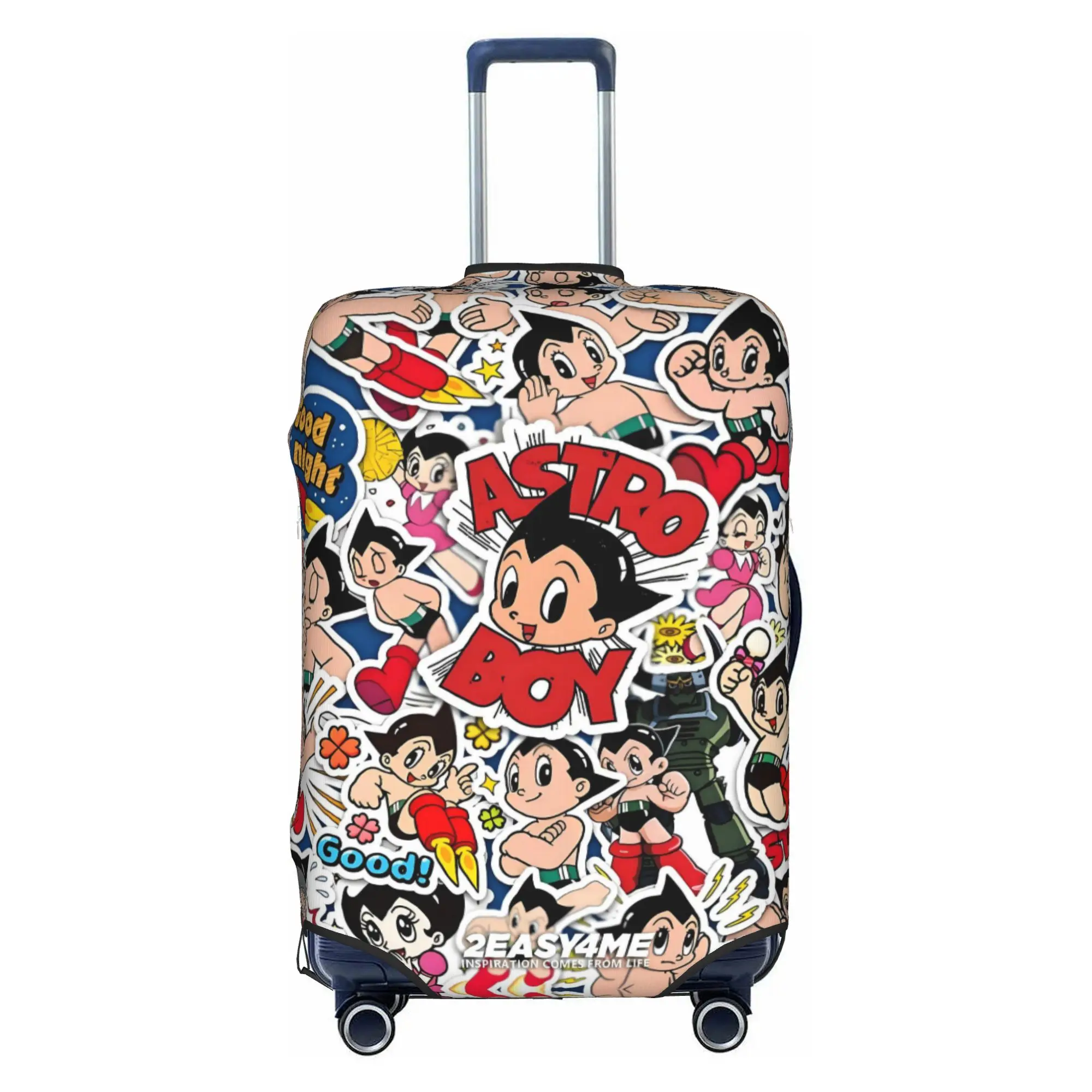 Japan Manga Astro Boy  Luggage Cover Elastic Anime Cartoon  Travel Suitcase Protective Covers Suit For 18-32 inch