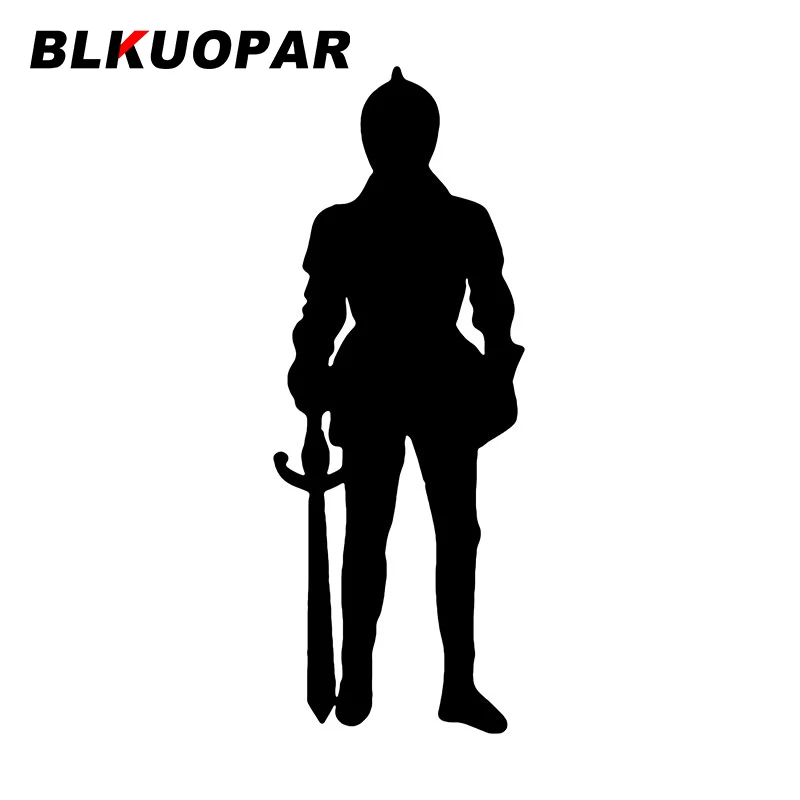 

BLKUOPAR Standing Armored Knight Car Stickers Middle Ages Decals Waterproof Die Cut Motorcycle Laptop Decals Car Styling