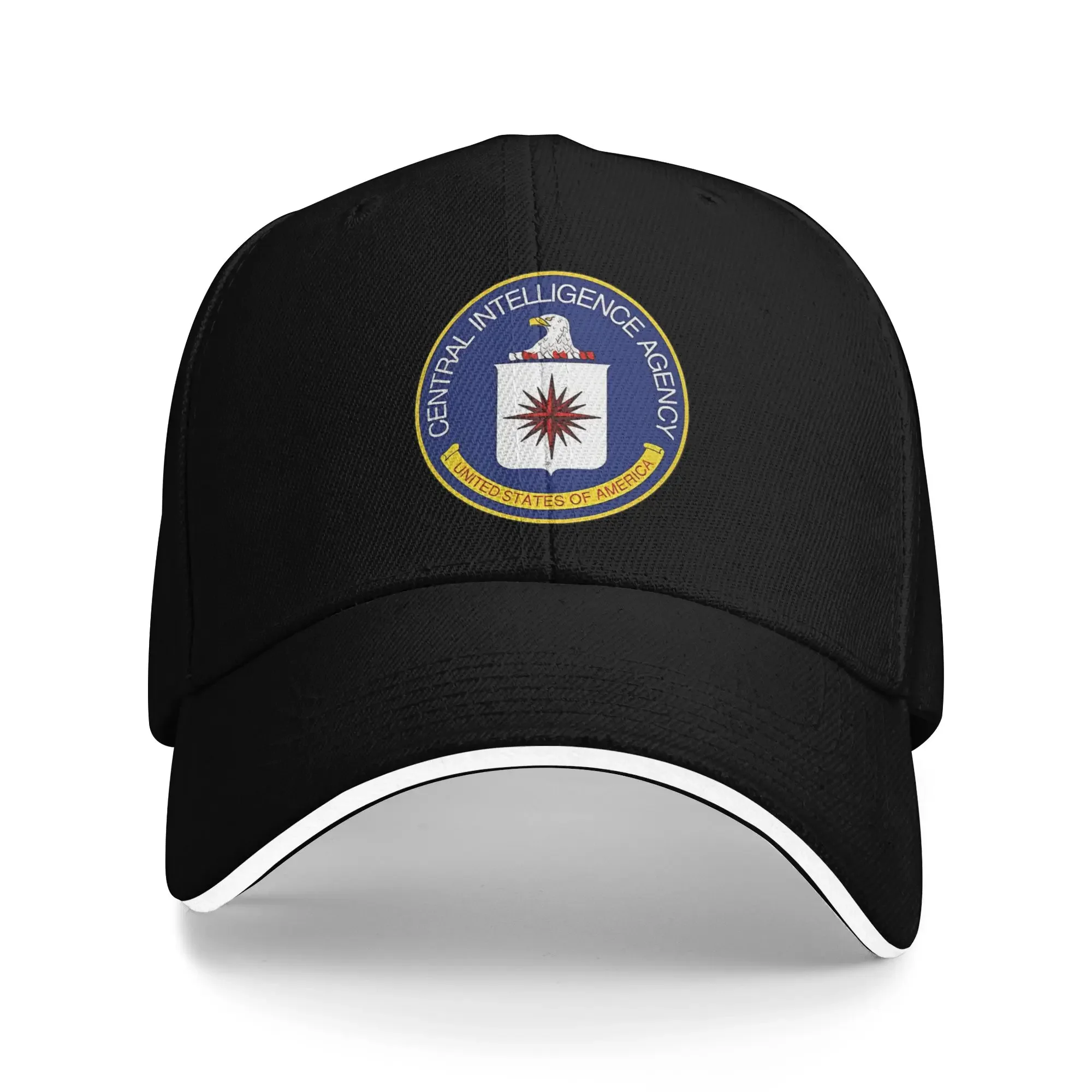 New Spring Casual Baseball Cap CIA Central Intelligence Agency Trucker Hat For Female Male Sunscreen  y2k Cute Baseball Caps