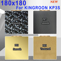 Pei Sheet 180x180 For KINGROON KP3S Pet Peo Pey Magnetic Build Plate Sping Steel 3d Printer Heated Bed