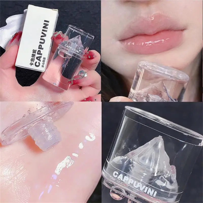 Iceberg Lip Balm Lipstick Glass Transparent Lip Oil Moisturizes And Moisturizes Lips Makeup Cosmetics