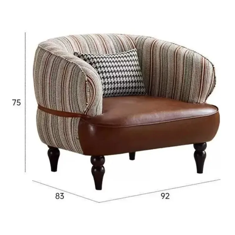 & Design Large Single Chair Living Room Armchair Kitchen Waiting Room Lazy Boy Chair Minimalist Dresser Accent Modern Furniture
