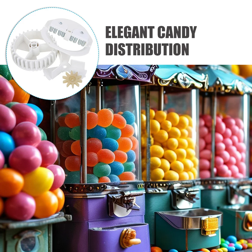 2Set Candy Machine Wheel Gear Replacement for Gumball Dispenser Easy Install Candy Vending Machine Replacement Part