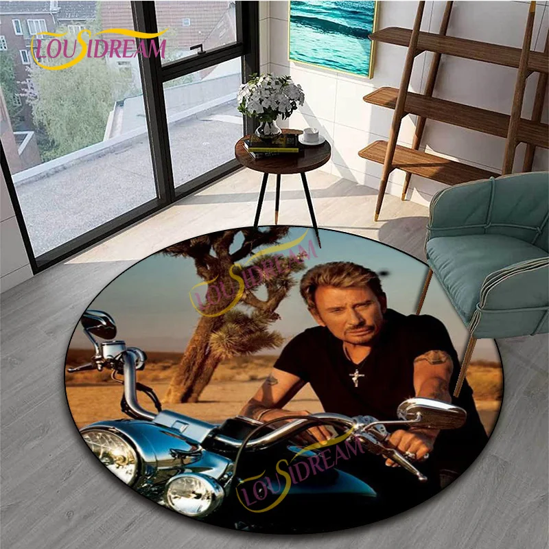 Johnny Hallyday enthusiast DIY printed Home area decoration Music rug Suitable for bedroom kitchen bathroom doormat carpet