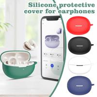 For QCY Crossky C30 Bluetooth Wireless Earphone Protetcive Protector Case Anti Dustproof Headphone Case Silicone Drop Sleev F9U7