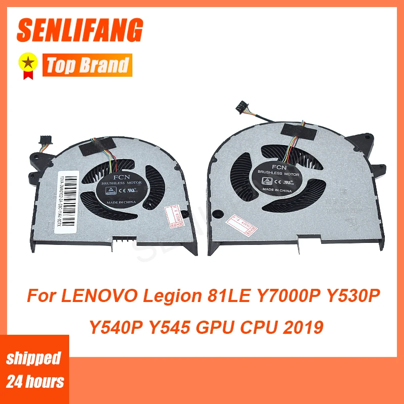 Für LENOVO Legion 81LE Y7000P Y530P Y540P Y545 CPU FAN DFS501105PR0T GPU Kühler DFS200105200T FKTY DFS2001052Q0T Kühlung 5V 0,5 EIN