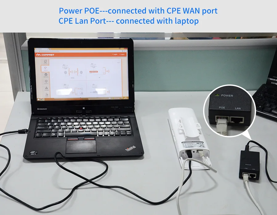 Comfast-repetidor Wifi CPE para exteriores, enrutador inalámbrico de 5GHz, 300Mbps, puente extensor de nanoestación, 2x14dBi, 2 piezas, 5KM