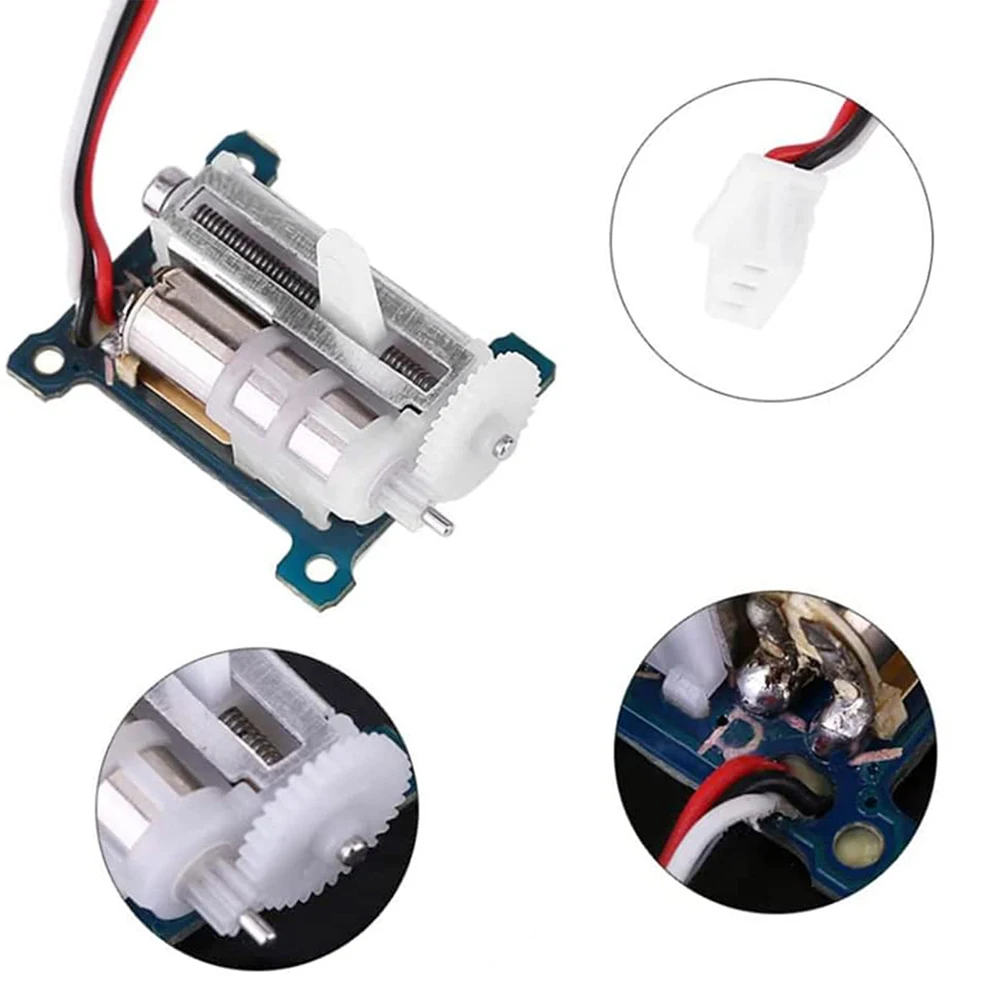 2 Pcs GS-1502 Linear Servo JST Plug 1.5g/ 80g-cm/ 0.12sec Micro Servo Steering Gear 3.7-5V for RC Airplane Fixed-wing DIY