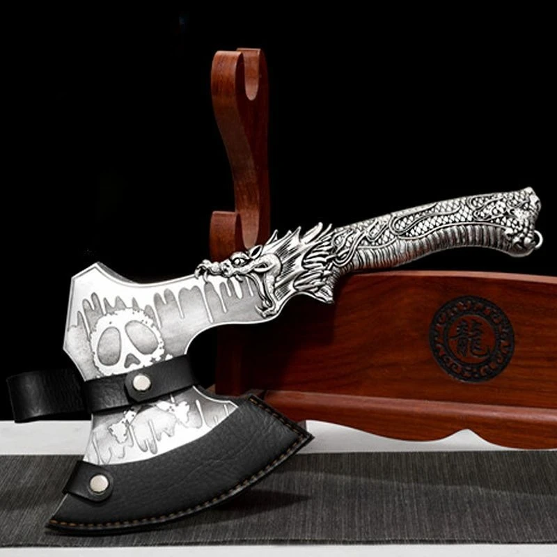 

Outdoor Forged Manganese Steel Self-defense Tactical Hand Axe Convenient Camping Logging Cutting Mountain EDC Tool High Quality