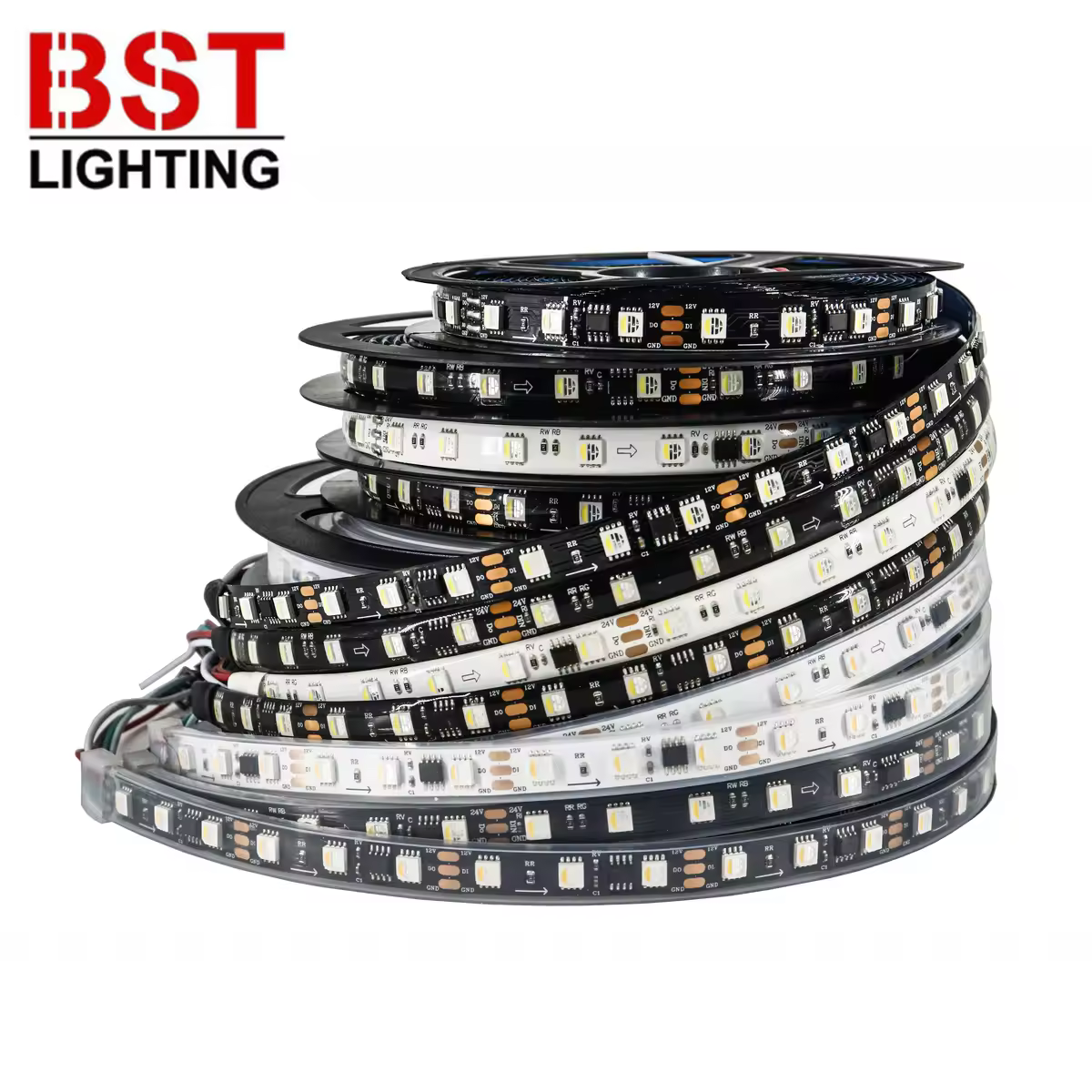 WS2814 Similar WS2811 SK6812 RGBW 4 IN 1 Addressable Led Strip 60Pixels/Leds/m 5050 RGBWW 3PIN Led Lights IP30 65 67 DC12V 24V