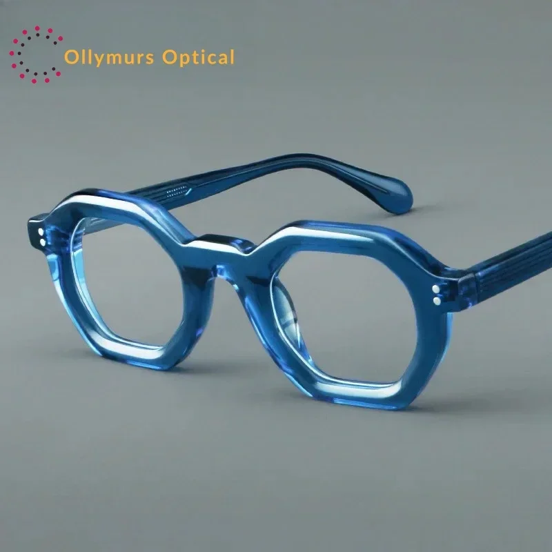 

Очки для чтения Ollymurs Simple New Retro с персонализированным геометрическим дизайном для мужчин и женщин, с защитой от синего света, с возможностью индивидуальной настройки по рецепту