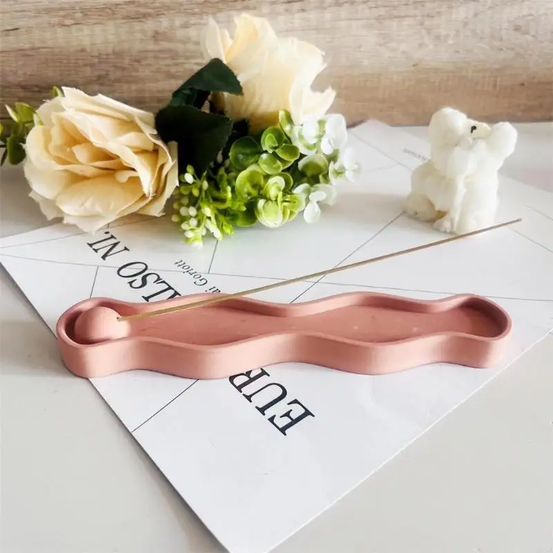 M89A INCENSE BASE BASE COMPUT SILICONE PLASTER COMAND WAVES BENTUK INCENSE DRIES HOLDER CEPAN COMPUT COMPAN COMPERS UNTUK HOME