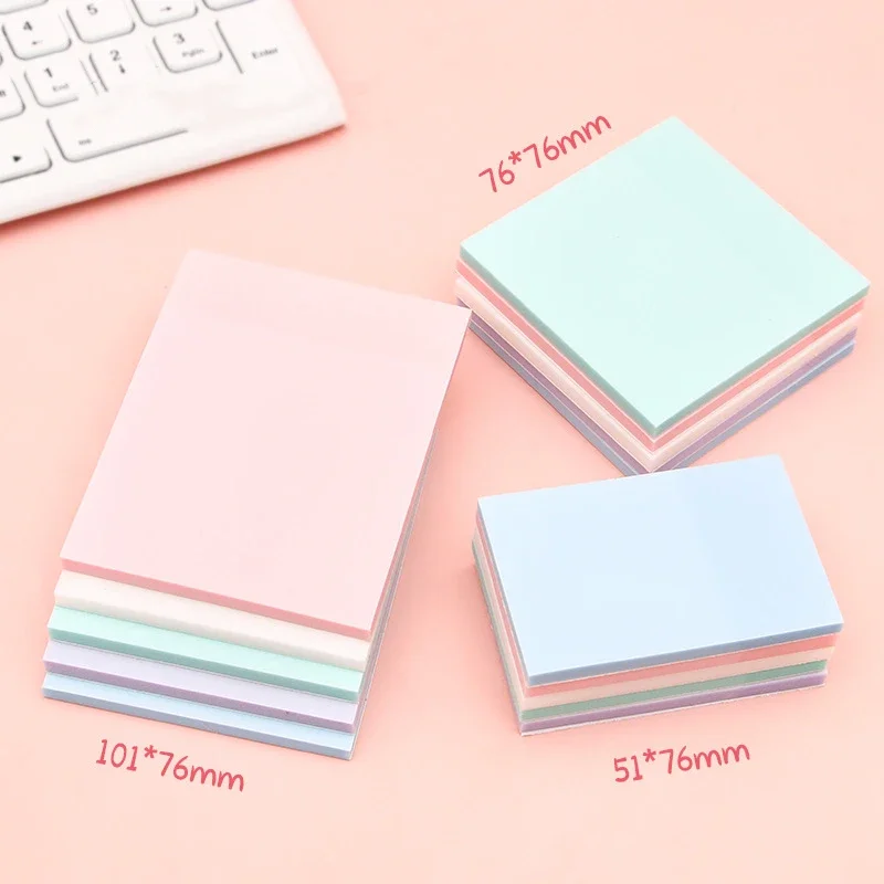 50 ورقة ملونة شفافة مثبت ملاحظات منصات يضع ملصقات نشرها مذكرة المفكرة دفتر مدرسة مكتب رسالة ورقة ملصق #2