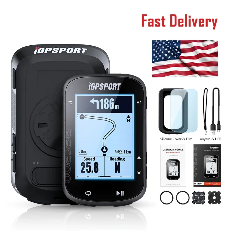 

BSC200 BSC 200 BSC100S Igs520 GPS Cycle Bike Computer Wireless Speedometer Bicycle Digital Stopwatch Cycling Odometer