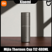 Xiaom Mijia Thermos Cup Ti2 TA1 Pure Titanium Material 6-hour Keep Warm Medical Material Travel Drink Thermos Cup 480ML