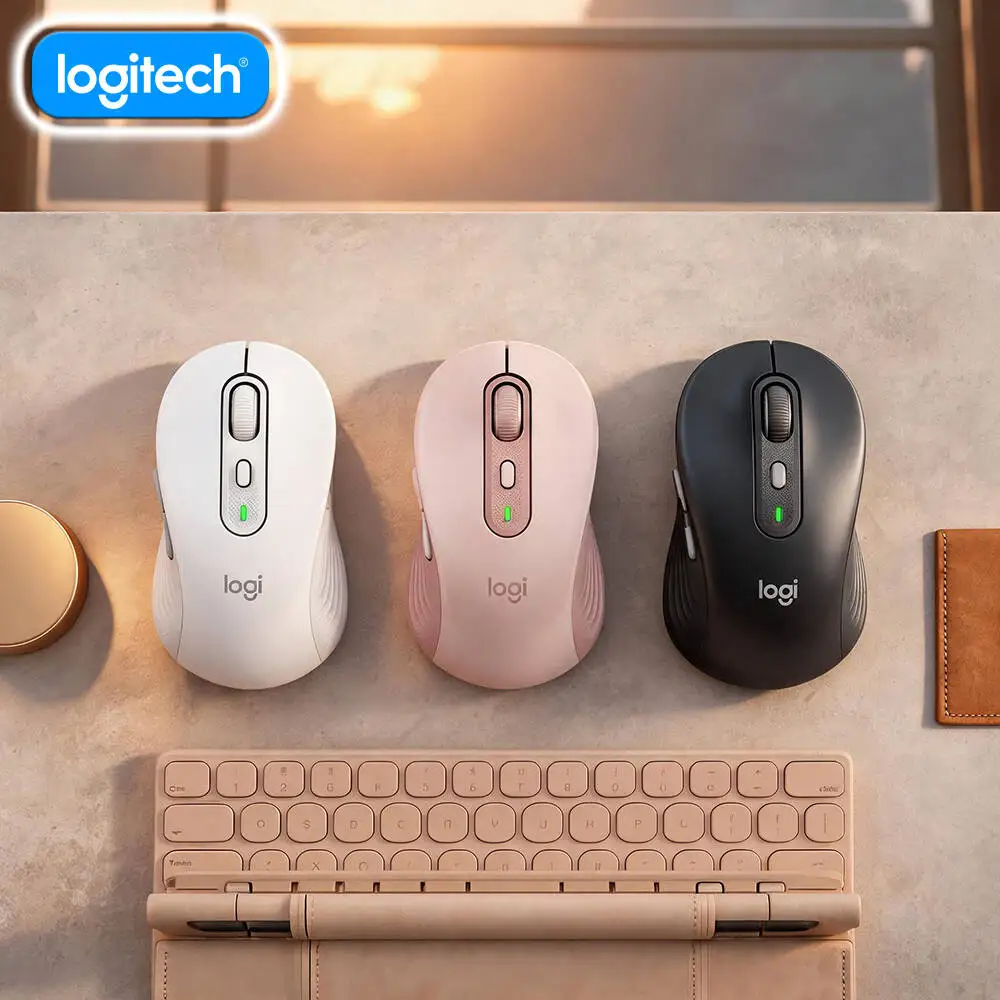 Logitech M650/M650L Wireless Mouse - SilentTouch Tech, 5 Custom Buttons, Multi-OS Compatibility, 24-Month Battery Life