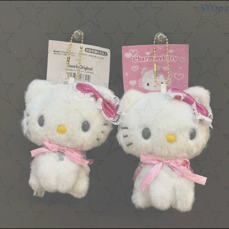 

Hello Kitty Keychains Doll Pendent Ornament Keychain Anime Cute Kitty Cat Doll Bag Accessories Ornaments Gift
