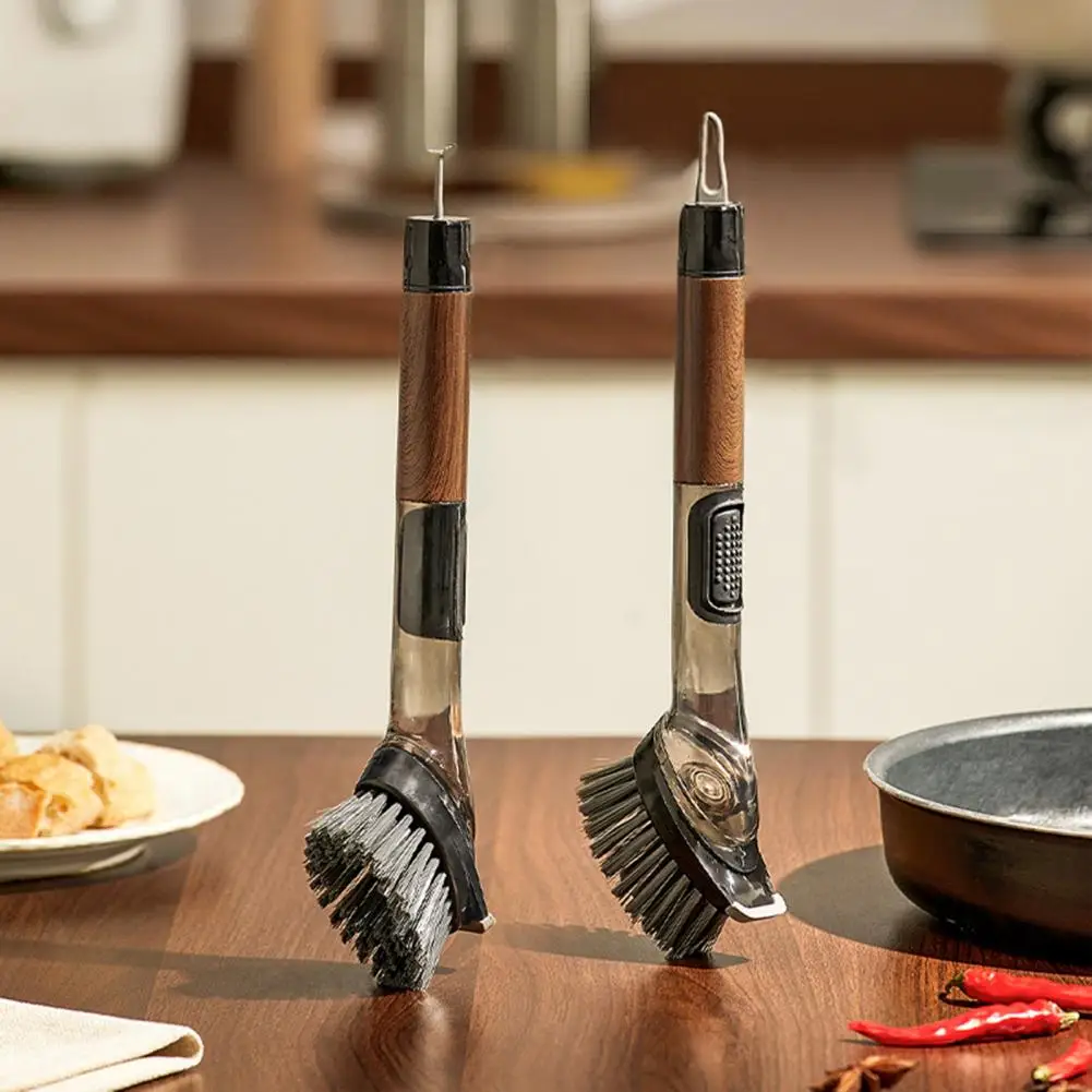 Brosse pour saleté tenace, ensemble de brosses à poils durables pour la cuisine barbecue, poignée ergonomique, tête à poils durs, Kit de nettoyage multifonctionnel