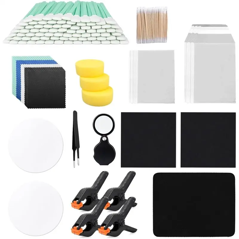 【LAST CHANCE】385 Pcs Card Cleaning Kit Trading & Sports Card Fattening Repair Care Tool For Baseball, Football, Basketball Cards