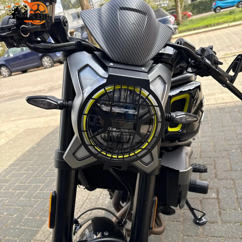 

FOR CFMOTO CF MOTO 700 CLX 700 CL_X 700 700CLX CLX700 2020-2025 2024 2023 Motorcycle Headlight Guard Grille Cover Protector