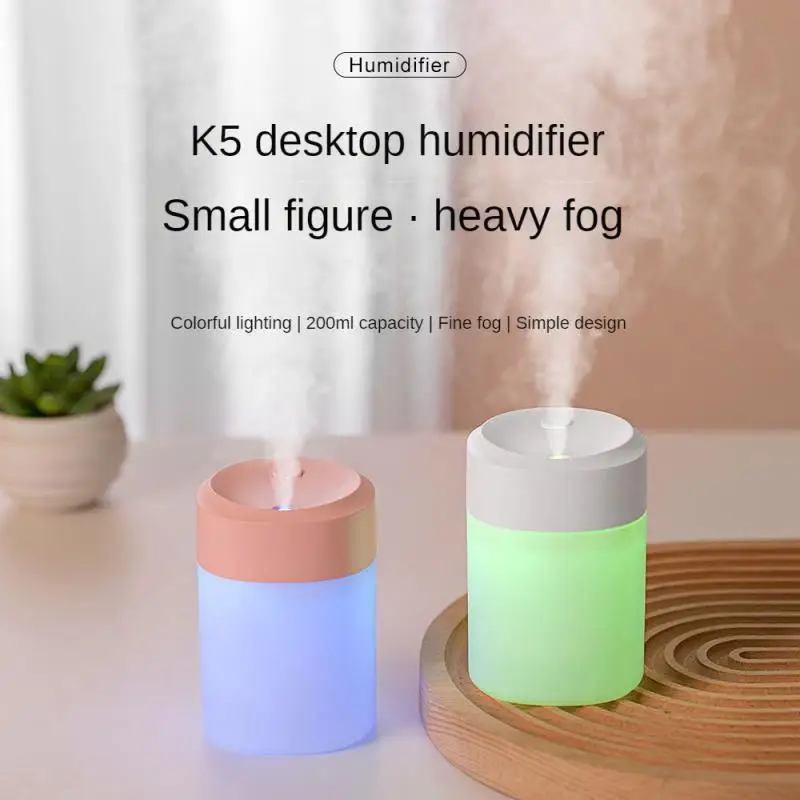 1/2PCS Portable Air Defuser Humidifier Essential Oil Diffuser Ultrasonic Fragrance Sleep Atomizer for Home Office Air