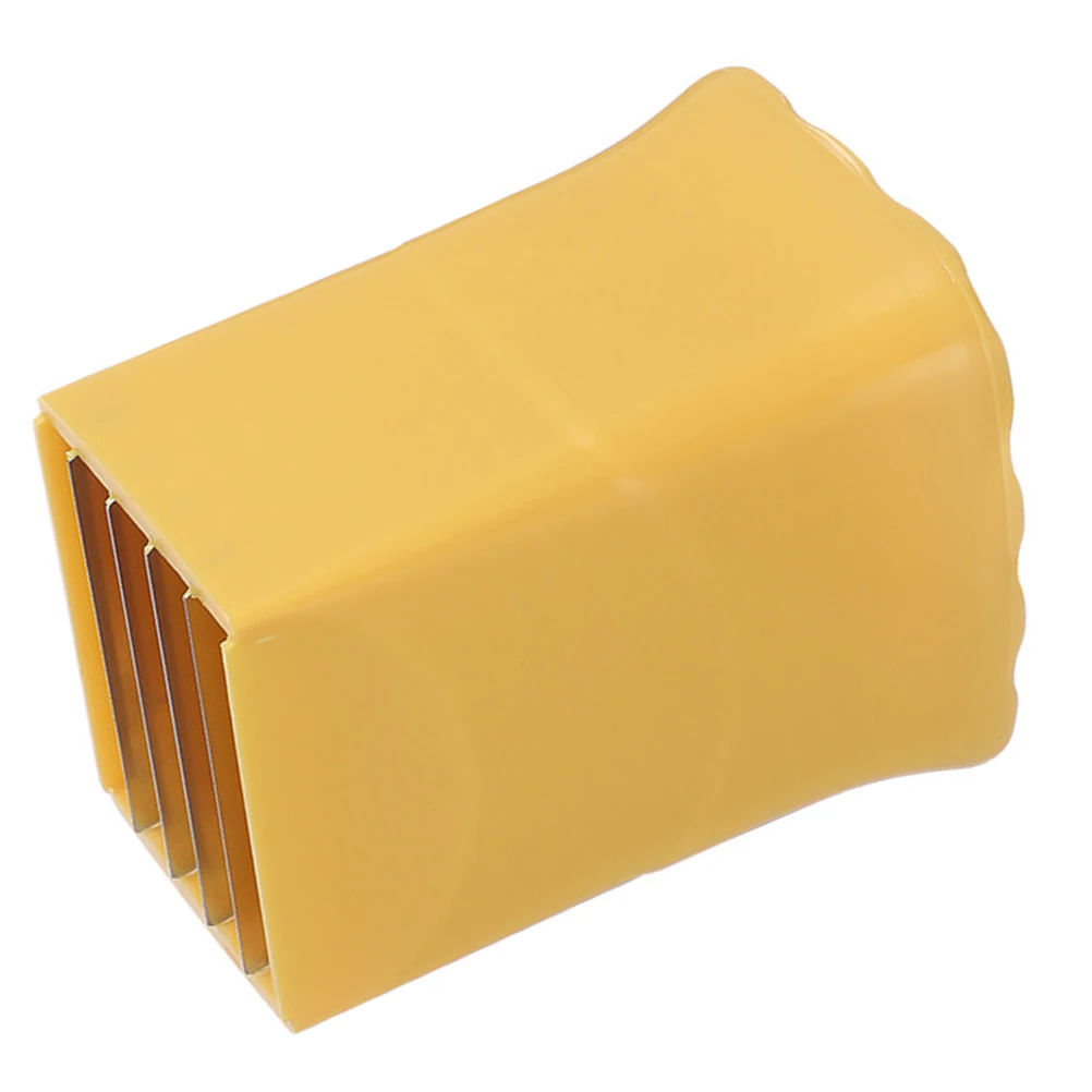 

Fruit Slicer 304 Stainless Steel Kitchen Gadget Yellow Portable Hand Press Vegetable Tool Potato Slicer Even Safe Design