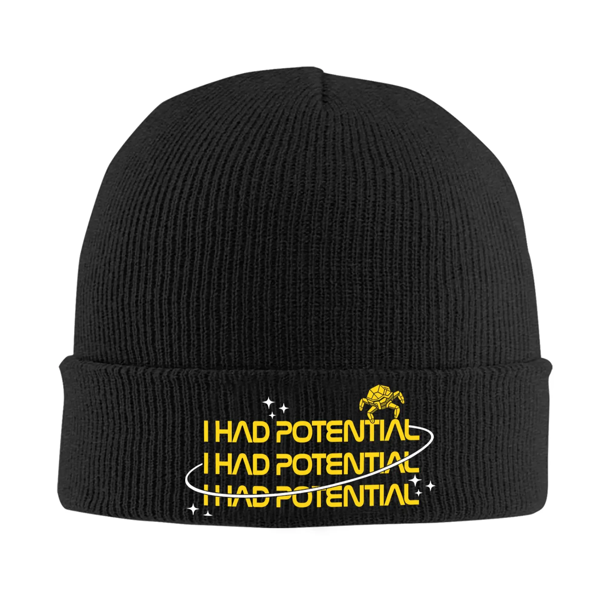 I Had Potential Project Hail Mary Amaze Knitted Hat Autumn Winter Skullies Beanies Eridani-Rocky Cap Acrylic Fashion Skullcap