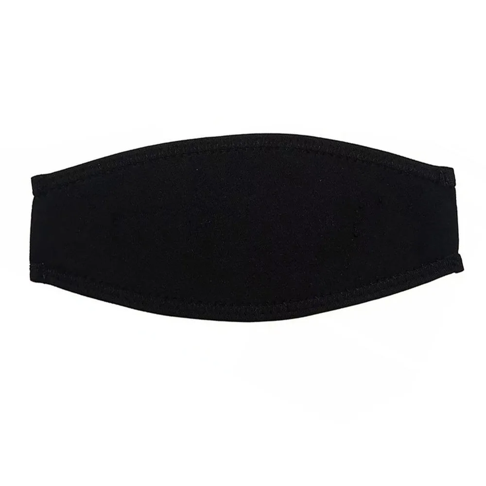 Máscara de buceo de neopreno, cubierta de correa, protección acolchada cómoda, gafas de natación de doble capa, envoltura para el cabello Universal