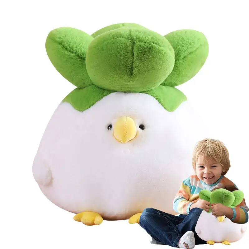 Stuffed Vegetables Plush Soft Stuffed Plush Toys Bird Face Design Soft Stuffed Plush Toys Cabbage Dolls For Girls Anime Plushies