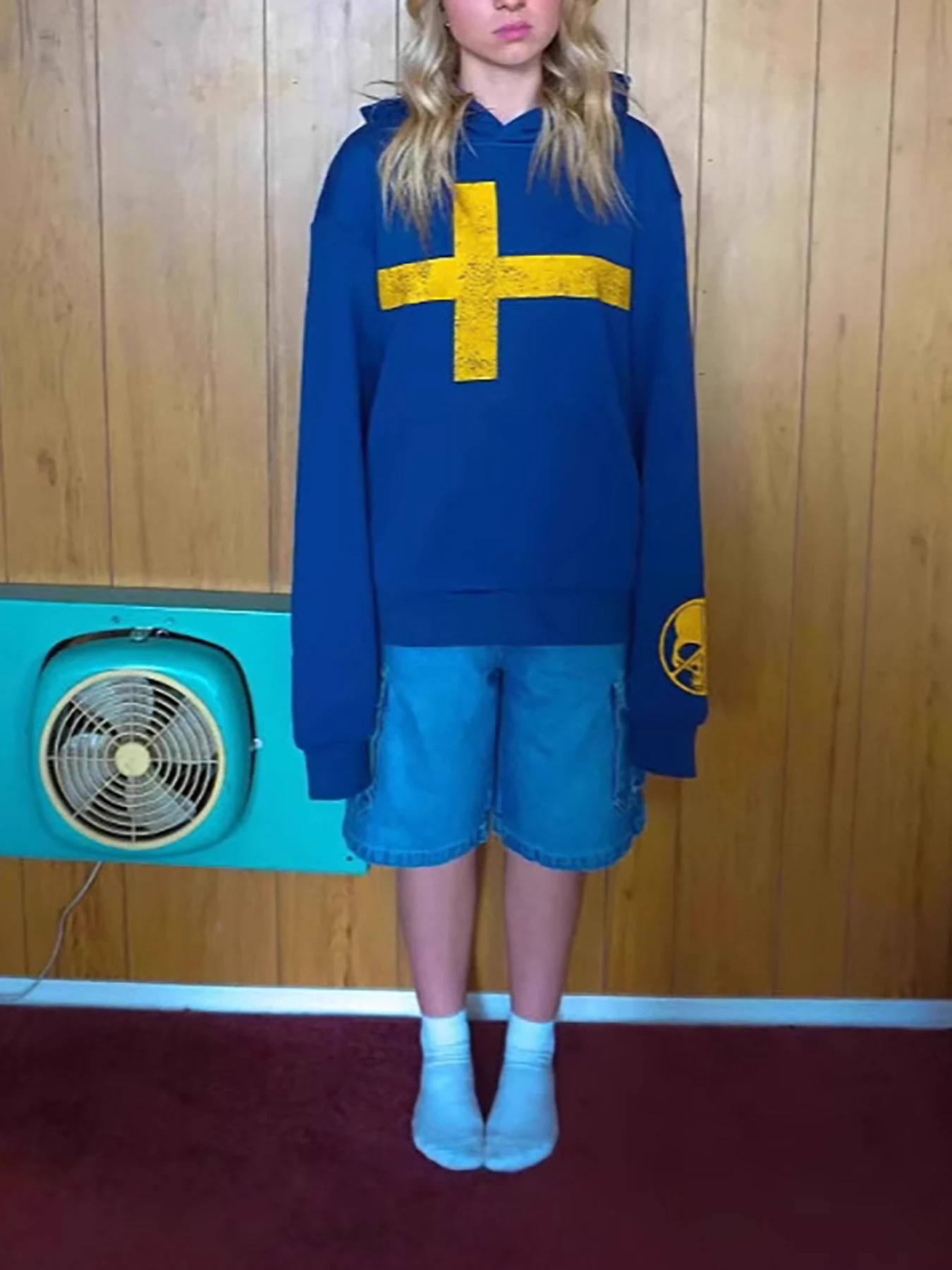 2025年新作プルオーバージャケット、ユニセックスプリントスウェットシャツ、フード付きレトロトレンド、ゆったりとした万能トップス