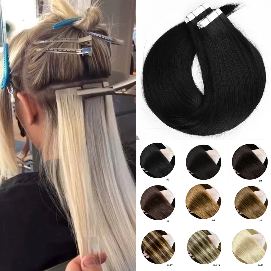 100-human-hair-adhesive-glue-tape-in-hair-extensions-for-women-adding-hair-length-and-volume-straight-remy-hair-extensions