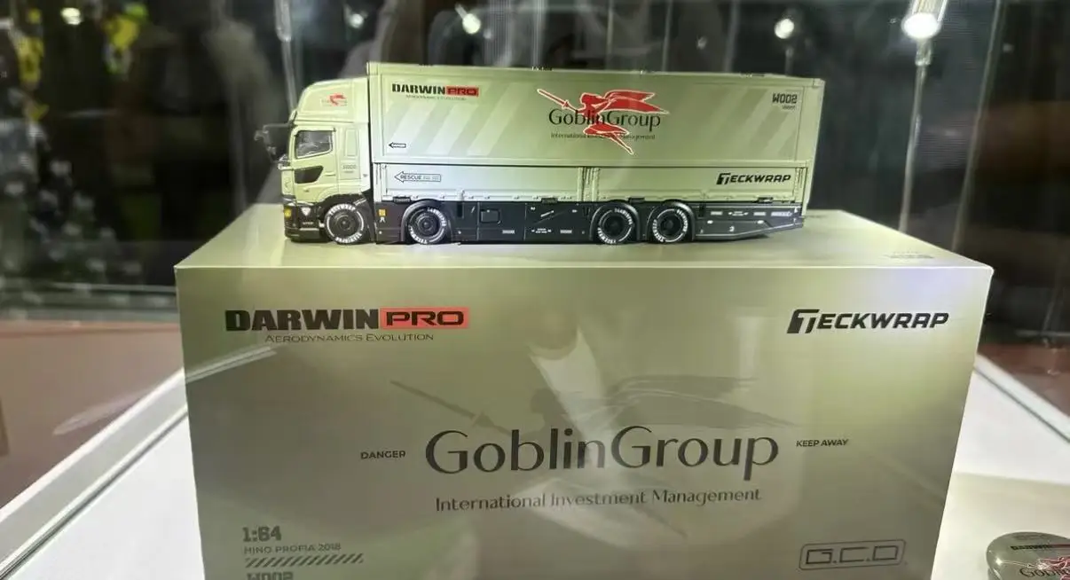 1:64, Optimus Prime Truck Peter HEC Exhibition Edition, aluminium gegoten statische miniatuurauto Trendy speelgoedmodelcollectiedisplay.