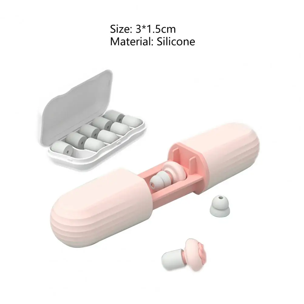 Imagem -06 - Tampões de Ouvido de Camadas de Bloqueio de Som Portátil Leve Alto Ruído Cancelando Tampões de Ouvido com 10 Esponjas de Substituição para Dormiri 2