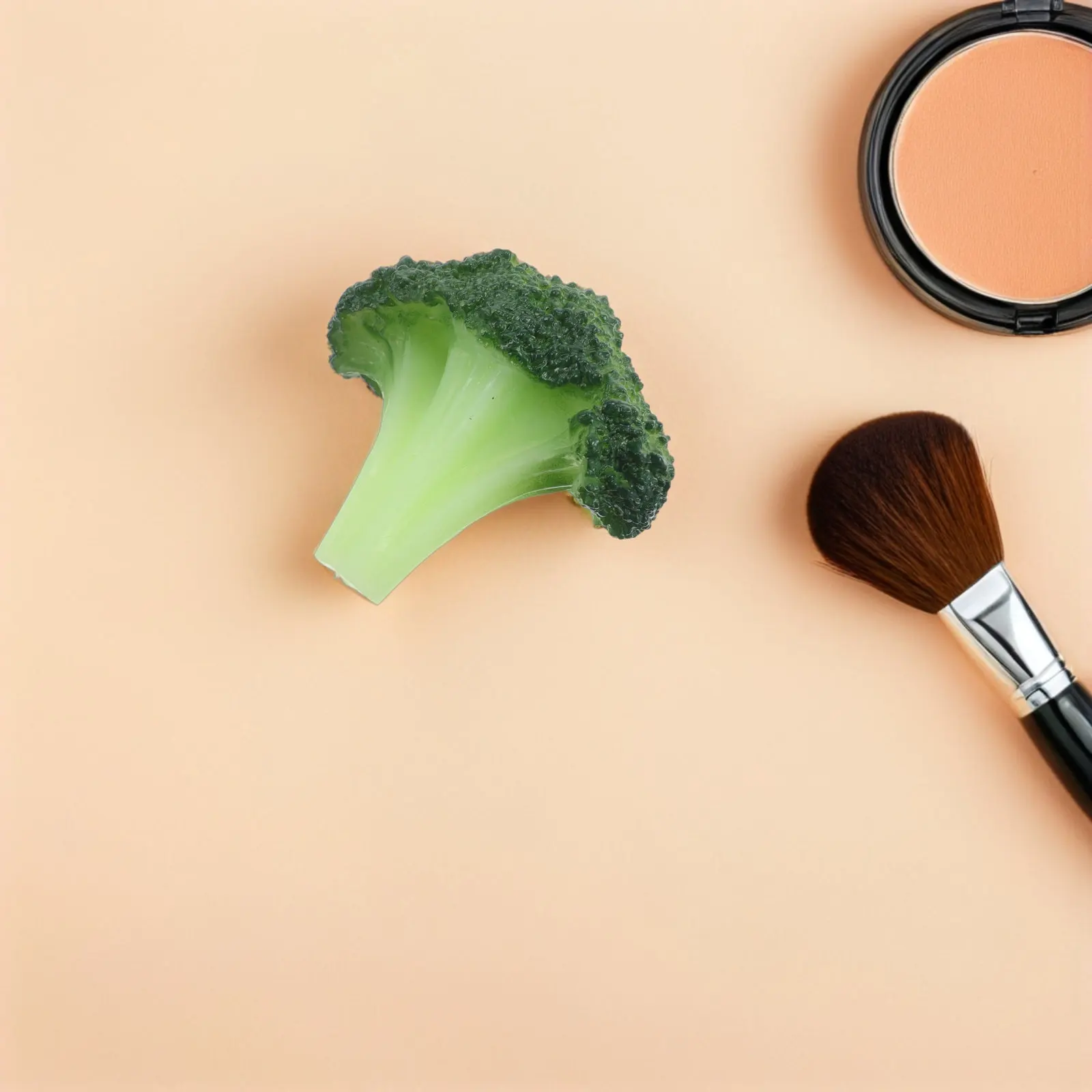 Freckle Makeup Tool Broccoli Inspired Lifelike Stamp for Authentic Freckles Daily Festival Stage Use Easy Clean Reusable Beauty