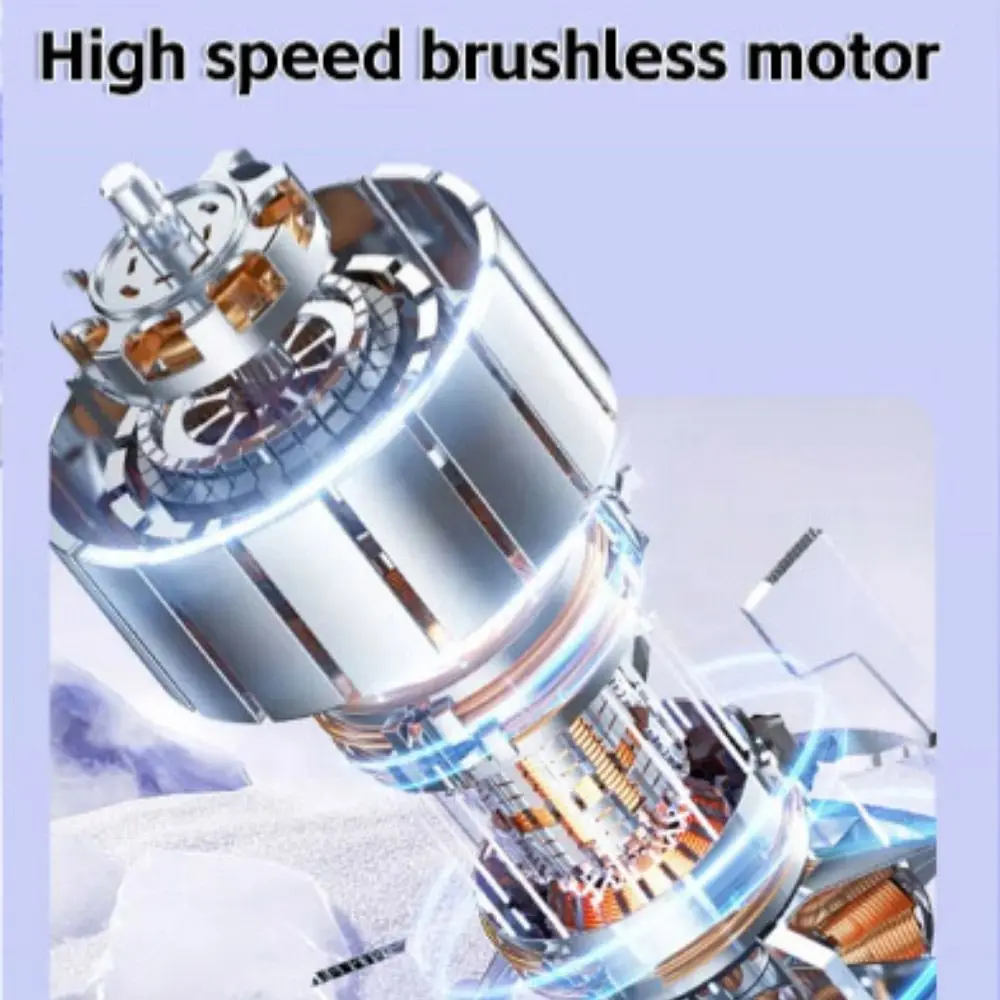 

Refrigeration Superconducting Ice Pack Fan 100 Wind Speeds Power Bank Portable Handheld Fan Digital Display High Quality