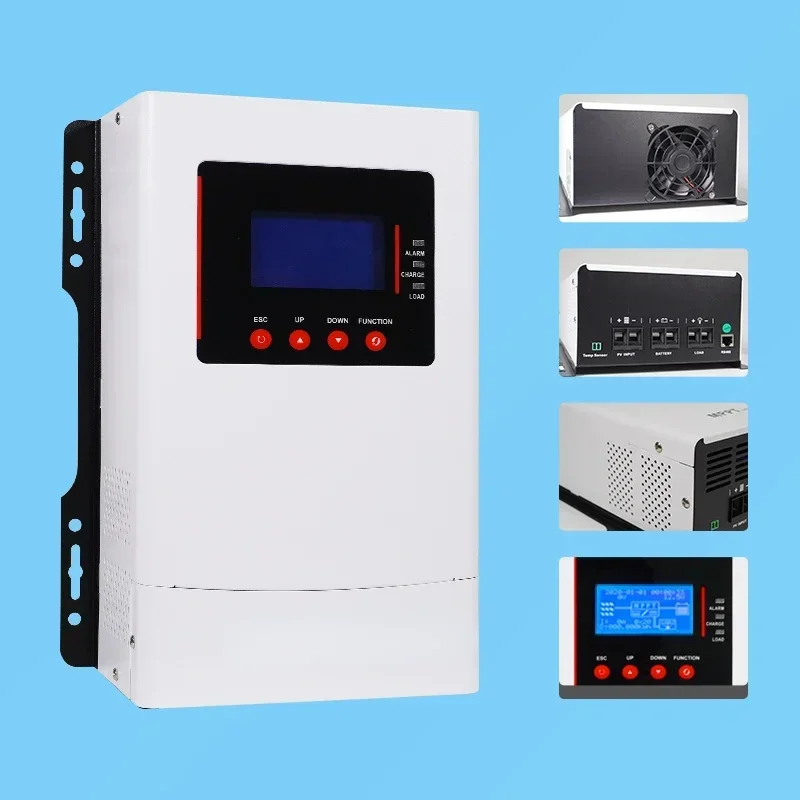 Smart 12V 24V 36V 48V auto 96V adapt Solar Panel Charger Regulator 30a 40a 60a 80a 100a amp MPPT Charge Controller WIFI APP Hot