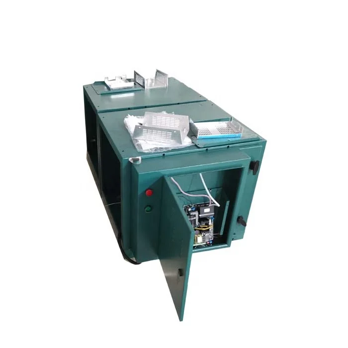 

95% Fume Removal Rate Cooking Oil Fume Purifier With ESP for Kitchen Lampblack Collecting