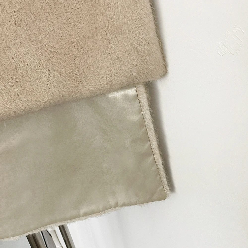 인조 모피 코트 여성용 겨울 재킷 조끼 신상 코트 및 재킷 인조 친환경 모피 코트 여성용 겨울 2025