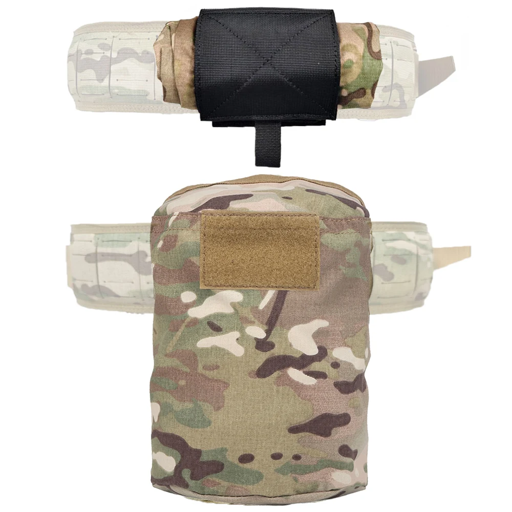 

Tactical Waist Belt Dump Pouch, Airsoft Hunting Waistband Magazine Recovery Pouch, Outdoor Hiking Fishing Tool Storage Bag